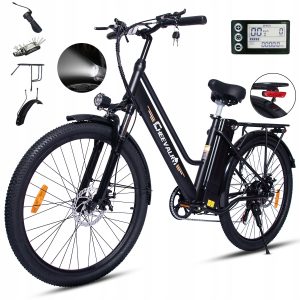 Cheevalry C26 Rower elektryczny Damski/Męski 250W 36V15AH 100km 26" Miejski